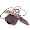 WEYLAND EDC Fixed Blade Tactical Neck Knife With Sheath - Small Fixed Blade Utility Knife, Boy Scout Carry knife for Everyday Carry and Hiking