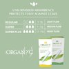 Organyc - 100% Certified Organic Cotton Tampons - Cardboard Applicator, Free from Chlorine, Perfumes, Rayon, and Chemicals, Regular Flow, 16 Count (Pack of 6).