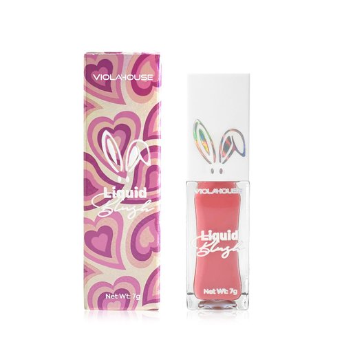 VIOLA HOUSE Liquid Blush, Long-lasting Liquid Blush, Blush Rouge Liquid Makeup, Liquid Blush Cream7g (2, 7g)