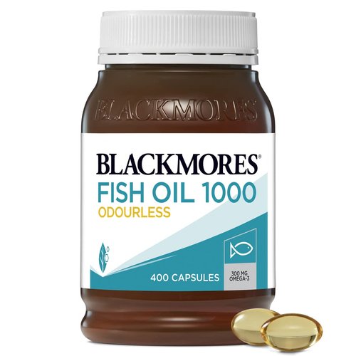 Blackmores Odourless Fish Oil 1000mg 400 Capsules