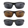 Hyyiyun 3 Pairs Bifocal Sunglasses for Men and Women, Half Rim Outdoor UV Protection Reader Glasses