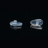 Eyeglass Nose Pads Push-in Push in Air Chamber 5 Pairs Anti-Slip Soft Silicone Glass Nose Pads for Glasses Eyeglasses Sunglasses