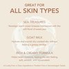 Dionis Goat Milk Skincare 3.3oz Sea Treasures Scented Hand & Body Cream - Travel Size Hand Lotion, Hydrating & Moisturizing