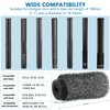 NTG3 Shotgun Mic Windscreen Deadcat Pop Filter Compatible with Rode NTG3, NTG2, Sennheiser MKH416, MKH418, Sony ECM 680s ECM-670 ECM-678, AKG C568EB, C4608, 7.1" Long Microphone Cover Muff Wind Shield