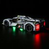 YEABRICKS LED Light for Lego-42156 Technic Peugeot 9X8 24H Le Mans Hybrid Hypercar Building Blocks Model (Lego Set NOT Included)