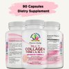 Multi Premium Collagen Supplements for Women with Vitamin C, E -Tighten Skin, Reduce Wrinkles, Strong Nails, Joints & Hair Growth - Anti Aging Skin Care Supplements for Women -90 Capsules