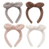 Ear Hair Band SPA Facial Headband for Washing Face Makeup Terry Cloth Headbands Elastic Head Wrap for Women Girls 5Pcs