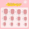 Kawyehu Kids Press on Nails Children Fake Nails Artificial Nail Tips Adhesive Full Cover Short False Fingernails for Girls Kids Nail Decoration (Flower French)