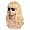 ColorGround Long Wavy 80s Men Fashion Smart Rocker Style Wig