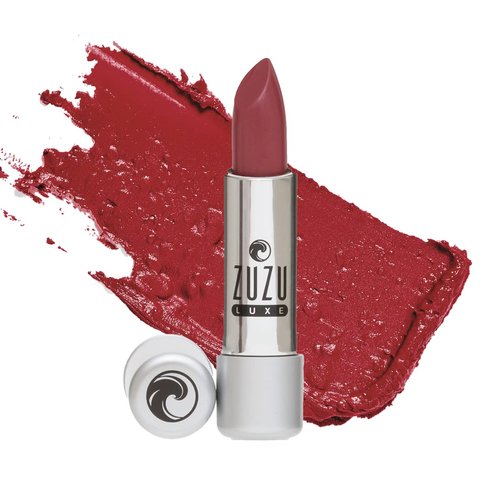 Zuzu Luxe Lip Color Lipstick (Allure - Purplish Coral/Warm Crème), Natural Ultra-Hydrating Lipstick, Paraben Free, Vegan, Gluten-free, Cruelty-free, Non GMO, 0.13 oz