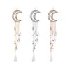 Numblartd 3 Pcs Vintage Crystal Rhinestone Moon Tassel Drop Star Hair Clip Bobby Pins - Women Lady Fashion Bridal Jewelry Hairpin Hair Accessories