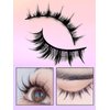 10 Pairs Manga Lashes Natural Look That Look Like Lashes Clusters,Anime Lashes 12mm Spiky Doll False Eyelashes,Cat-Eye Look Faux Mink Wispy Cosplay Japanese Korean Asian Lashes(10P-002)