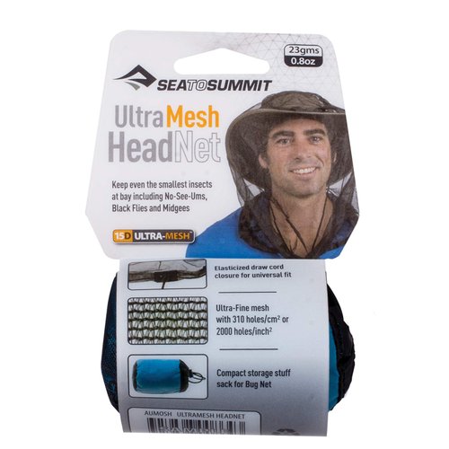 Sea to Summit Ultra-Mesh Mosquito Head Net for Midges, No See-ums and Small Insects
