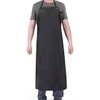 PUPOPIK Waterproof Rubber Vinyl Apron 40" -Stay Dry - Chemical Work Apron Durable with Adjustable Apron for Dishwashing (BLACK-1PACK)