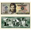 25 Patrick Swayze Million Dollar Bill with Bonus “Thanks a Million” Gift Card Set