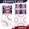 Teenyyou 200 Pcs Baseball Napkins, Baseball Themed Sports Party Supplies, 10" Disposable Paper Baseball Dinner Napkins, Baseball Print Guest Hand Napkins for Baseball Theme Birthday Party Favors