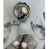 JHESAO 12" Plants and Buckethead Zombies Plush Toys Normal Zombies PVZ Plushies 1 2 Stuffed Soft Doll Buckethead Zombies New