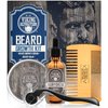 Beard Growth Kit for Men, Beard Growing Kit & Mustache Growth Kit, Beard Roller Kit - Includes Beard Growth Oil Balm, Derma Roller Accessory, Beard Growth Serum & Wooden Double Sided Comb