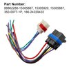 ‎SecosAutoparts 4L60E 4L80E 65E Neutral Safety Switch Pigtails Switch Connectors 7 & 4 Wire fit for GM 1995 to 2004 4-Speed Automatic Transmission 88862288 15305920 15305887 350-0077-1P 186-24229422
