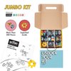 The Off Bits Jumbo Kit Educational Build Your Own Robot Toy, Stem Classroom Games for Group Play & Family, Valentine Birthday Gifts for Kids Montessori Play Kit, Steam Toys for Kids Ages 6 7 8 9+