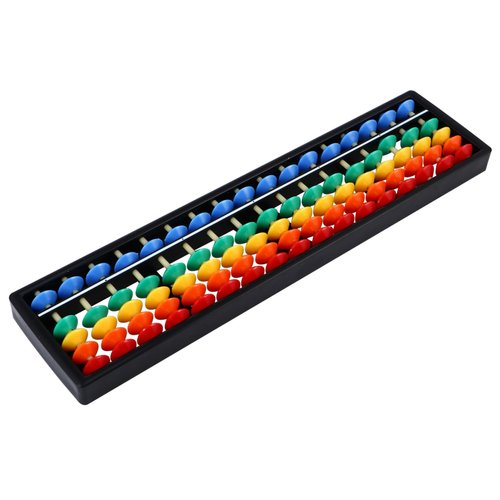 Toddmomy Abacus Soroban for Kids, Plastic Abacus Beads Chinese Calculator Abacus 17 Digits Math Learning Educational Abacus Counting Tool for Kids Adults