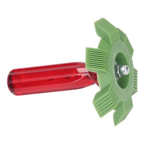 Fin Comb, Stainless Steel Plastic Air Conditioner Fin Straightener Eco Friendly for Condenser (Green)