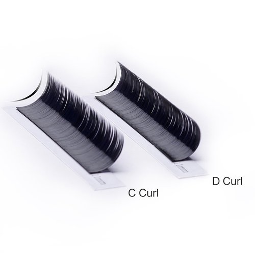 Eyelash Extensions 0.15 D Curl Natural Faux Mink Eyelash Extensions Individual Lashes Extension 17mm Tray Salon Use by EYEMEI