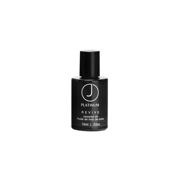 J Beverly Hills Platinum Revive Hair Oil with Argan Oil for Heat Protection, 0.33 Oz