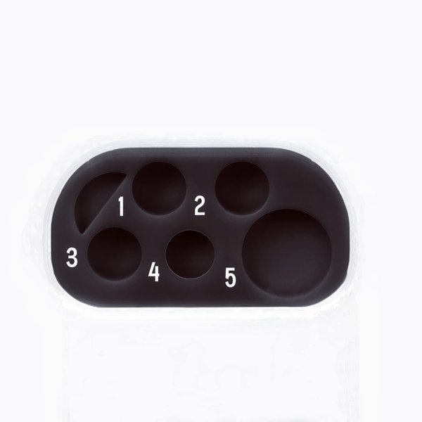 Lash Lift Brow Lamination Lotion Palette Silicone Tray for Eyelash Perm and T-int 6 Function Container for Lifting Lashes Brows 2 in 1 Lash Extension Remover Conditioner Primer Cleanser Tool