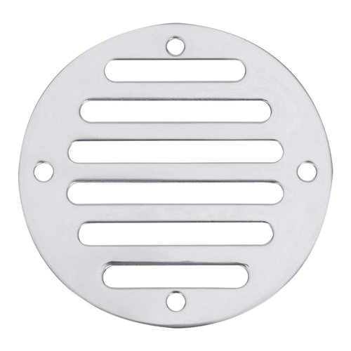 White Water 7728S Marine 304 Stainless Steel Deck Drain Cover for Boat, Yacht, RV, Drainage, Plumbing