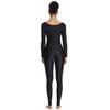 OVIGILY Women's Long Sleeve Unitard Dance Costume Spandex Full Body Suits