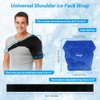 NEWGO Shoulder Ice Pack Rotator Cuff Cold Therapy Reusable Cold Pack Shoulder Ice Wrap for Shoulder Pain Relief, Recovery After Surgery, Swelling