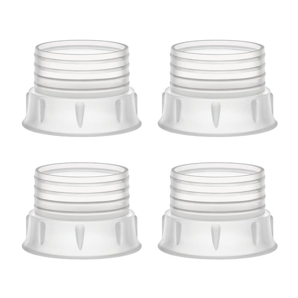 Maymom Shield Converter Aka Pump Connector Bushing, Compatible with Zomee/BabyBuddha/NCVI Pump Connector; 4pc