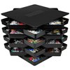 8 Puzzle Sorting Trays with Lid 8x8 Premiunm Puzzle Trays for Puzzle Lovers for Puzzles Up to 1000-1500 Pieces,Puzzle Tray, Convenient Tool for Puzzle Lovers (Black)