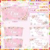Lincia 30 Pcs Winter Onederland 1st Birthday Girl Pink Coffee Cup Sleeves Disposable Winter Onederland Birthday Decorations Party Supplies Winter Onederland Baby Shower Decoration for Girl