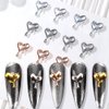 20pcs 3D Alloy Heart Nail Charms, Droplets Lava Heart Shape Nail Art Charms Punk Charms for Nails Irregular Molten Love Heart Nail Charm Metal Nail Jewelry Nail Accessories DIY Nail Supplies