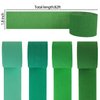 Crepe Paper Streamers St.Patrick's Day Party Streamer 8 Rolls Green Party Streamer for Various Birthday Wedding Festival Party Decorations