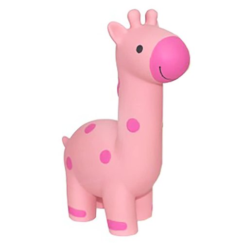 Multipet Minipet Latex Giraffe 5" Dog Toy with Squeaker (Assorted Color, 1 Pack)
