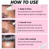 Wig Glue Lace Glue for Lace Front Lace Wigs, 0.5 OZ Waterproof Lace Front Wig Glue for Wigs, Strong Hold Transparent Lace Adhesive for Hair Replacement Invisible Hair Bonding Wig Adhesive (4PCS)