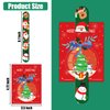 PARTYWIND 32 PCS Christmas Cards and 32 PCS Slap Bracelets for Kids, Christmas Holiday Greeting Cards for Party Decorations Supplies, Goodie Bag Stocking Stuffers Toys