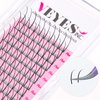 VEYES INC Spikes Lash Extensions 0.07 C Curl 8-16mm Mixed Length, Premium Eyelashes Tray, Professional Supplies for Lash Techs (Matte Black)