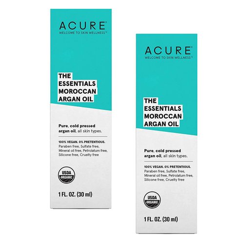 Acure Organics - The Essentials Moroccan Argan Oil, Organic Facial Oil for Dry, Sensitive Skin - ...
