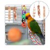 NingMengXYRHZB Parrot Chewing Toy Natural Bird Cage Ornament Durable Bird Chewing Stick for Parrot Parakeets, Cockatiels, Conures, Finches, Budgie, Macaws, Parrots, Love Birds(Random Color)