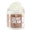 Mojo Spa Coconut Cream Face & Body Scrub | Coconut, Vanilla Scent | Moisturizing Sugar Based Exfoliator | 10 oz