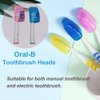 V-TOP 20 Pack Travel Toothbrush Head Covers, Portable Toothbrush Pod Caps Case Protector for Home and Outdoor