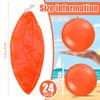 Yinder 24 Pieces Inflatable Beach Ball 6 Inches Mini Beach Balls for New Year Party DIY Ball for Swimming Pool Birthday Party Supplies(Orange)