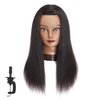 Traininghead 20-22" 100% Human hair Mannequin head Training Head Cosmetology Manikin Head Doll Head with free Clamp