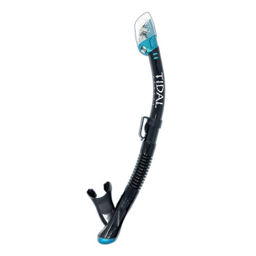 Pro Shot Tidal Dry Snorkel, Lightweight, Easy Breathing, for Snorkelling, Scuba Diving, and Swimming, Comfortable Mouthpiece with Dry Technology (Red)