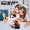 GaoDeBuChou Calico Cat Micro Building Block Set,Animals Toys Gifts for Boys Girls Age 10 11 12 13 14+ Teens Adults,Not Compatible with Major Brands(1300PCS)