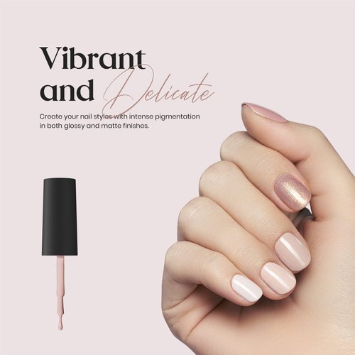 Beetles Gel Nail Polish Kit with Uv Light Base Gel Top Coat, 6 Colors Nude Neutral Gel Polish Starter Kit, Soak off Led Gel Polish Set DIY Manicure Home Nail Essentials Gift for Girls Women